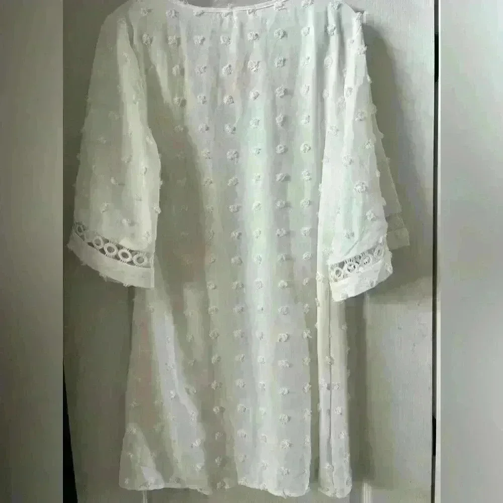 ANDEIP- Beach‎ Coverup- Size Small- off-white